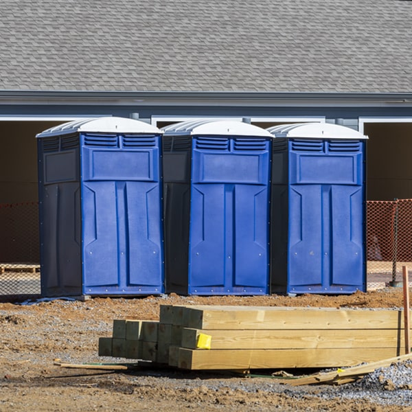 what is the maximum capacity for a single porta potty in Chaseburg Wisconsin